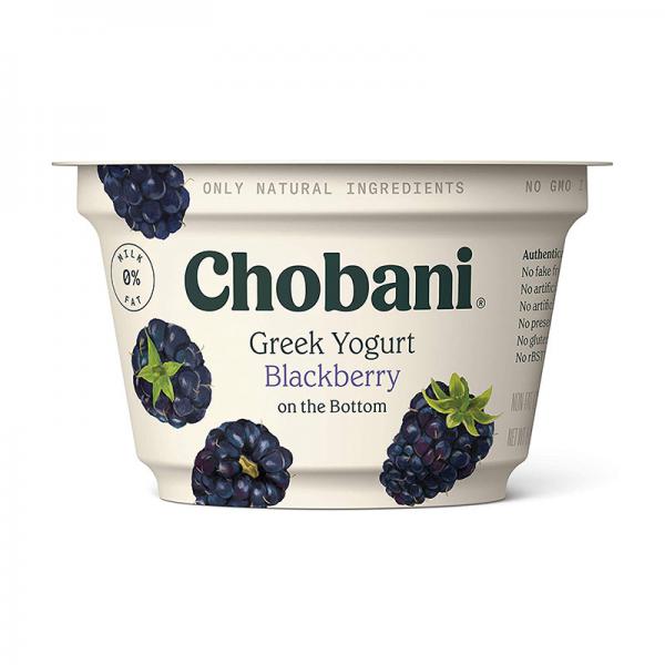 Chobani Blackberry on the Bottom Nonfat Greek Yogurt - 5.3oz