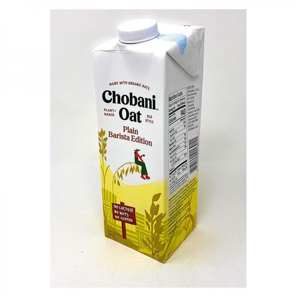 Cartons Chobani Oat Milk Plain Barista Edition (1 Case) 6-32 Ounce