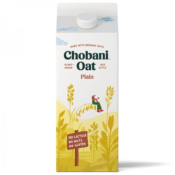 Chobani Oat Plain Oat Drink 52 fl. oz. Carton