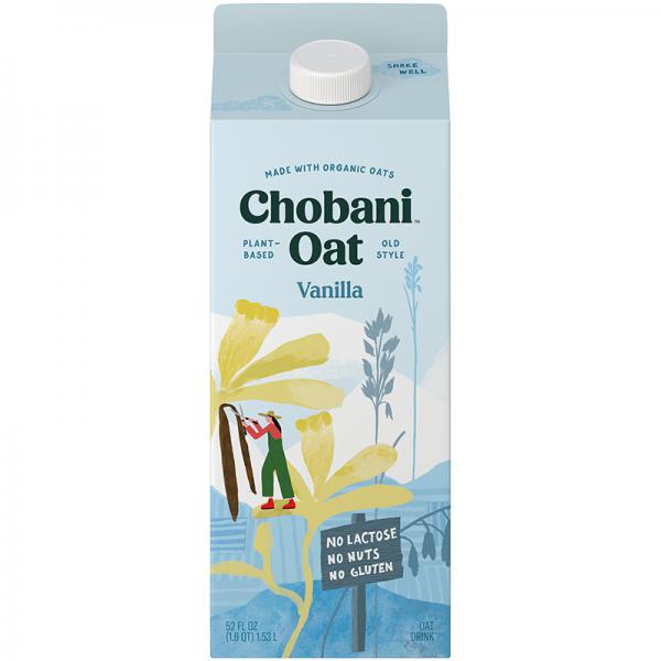 Chobani Oat Drink, Vanilla, 52 Fl Oz