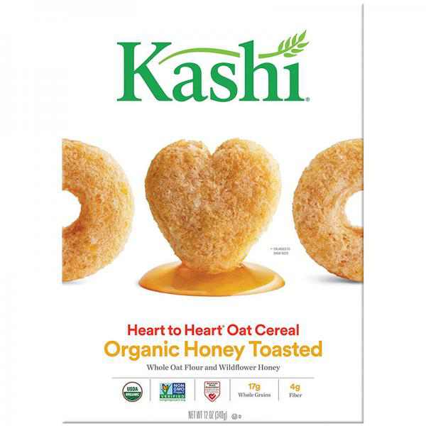 Kashi Heart to Heart Honey Toasted Oat Breakfast Cereal - 12.4oz