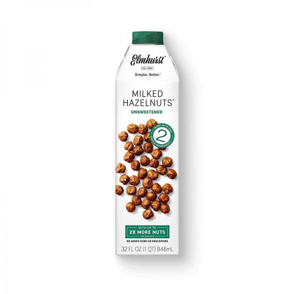 Elmhurst Unsweetened Hazelnut Milk, 32 fl oz