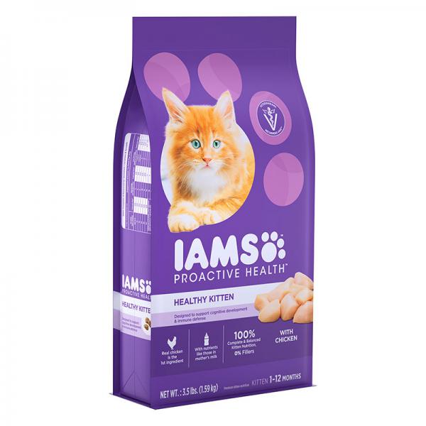 Iams Proactive Health with Chicken Kitten Premium Dry Cat Food - 3.5lbs