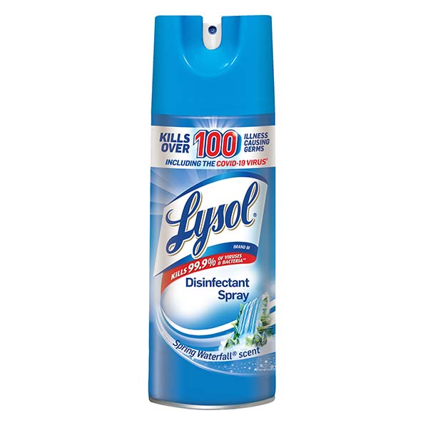 Lysol Disinfectant Spray, Spring Waterfall, 12.5oz