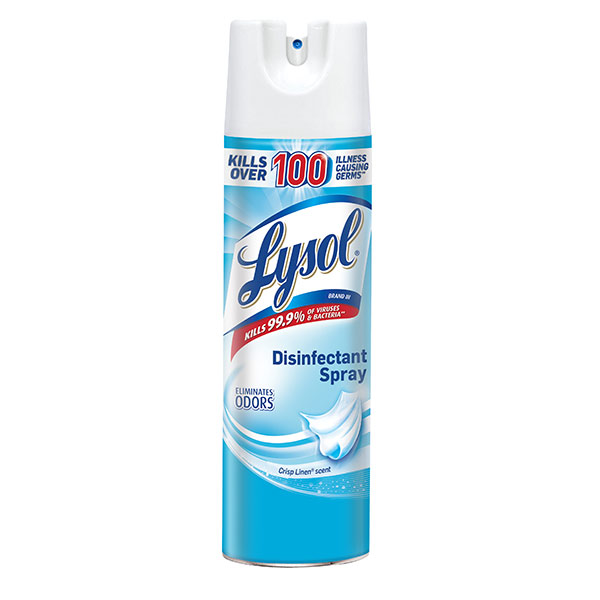 Lysol Crisp Linen Scented Disinfectant Spray - 12.5oz