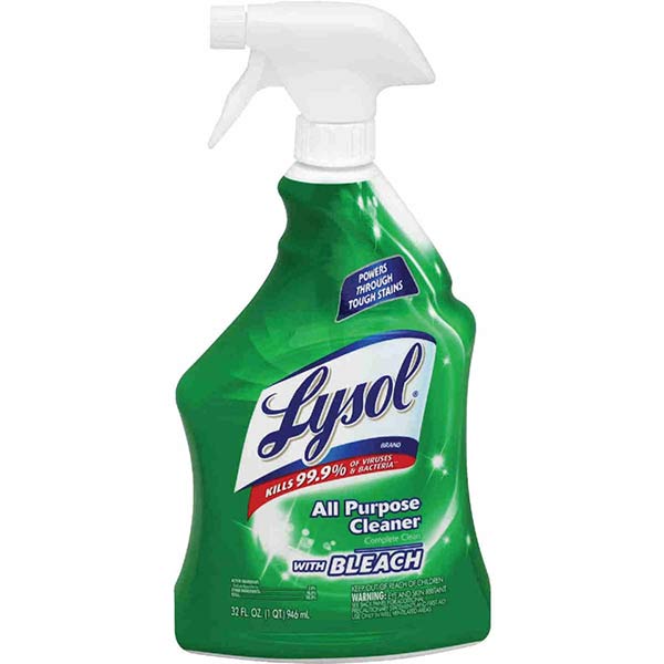 Lysol All Purpose Cleaner Plus Bleach, Trigger, 32-Oz