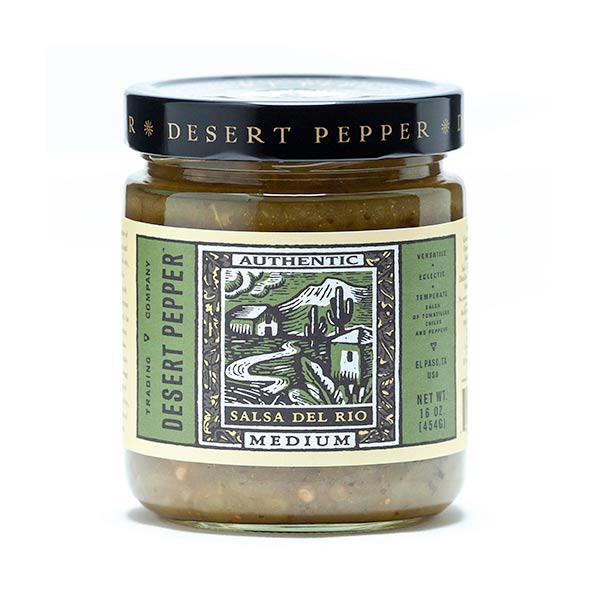  Desert Pepper Medium Fat Free Salsa Del Rio, 16 oz