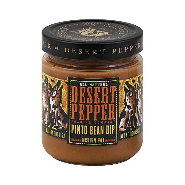Desert Pepper Pinto Bean Dip, Medium Hot, 16 Oz
