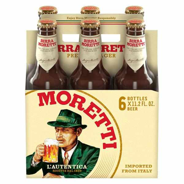 Birra Moretti, 6 pack, 12 fl oz bottles