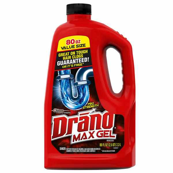 Drano Max Gel, Clog Remover, 80-Ounce