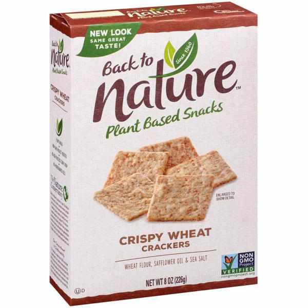 Back to Nature Crispy Wheat Crackers, 8 Oz.