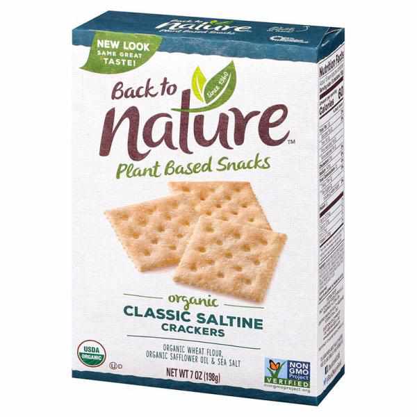Back to Nature Organic Saltines, 7 Ounce []