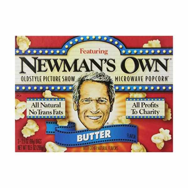 Newmans Own B36342 Newmans Own Oldstyle Picture Show Butter Popcorn -12x3pk