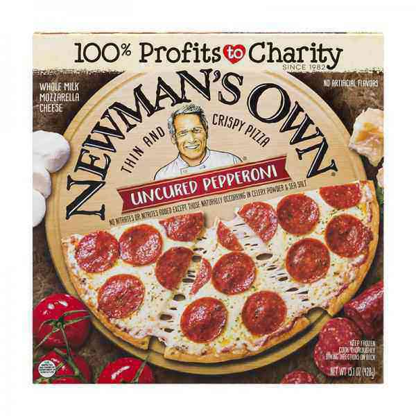 Newman's Own Uncured Pepperoni Thin and Crispy Pizza, 15.1 Oz