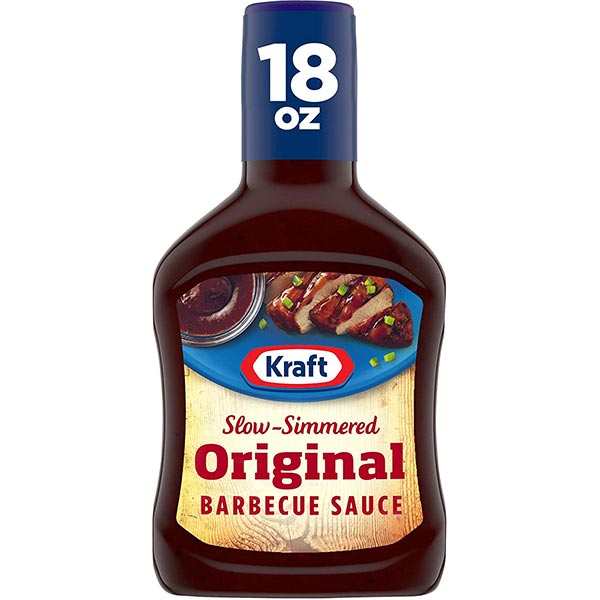 Kraft Original Slow-Simmered Barbecue Sauce and Dip, 18 oz Bottle