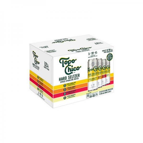 Topo Chico Hard Seltzer Variety Pack - Beer - 12x 12oz Cans
