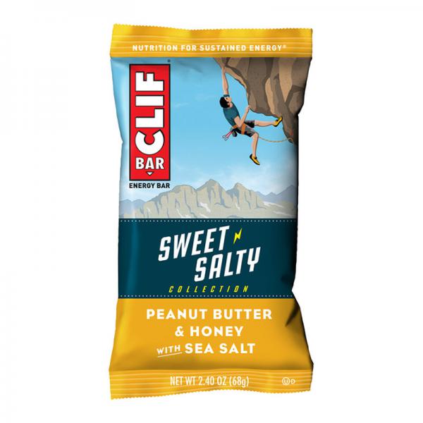 Clif Bar® Sweet & Salty Peanut Butter & Honey with Sea Salt Energy Bar 2.40 Oz. Wrapper