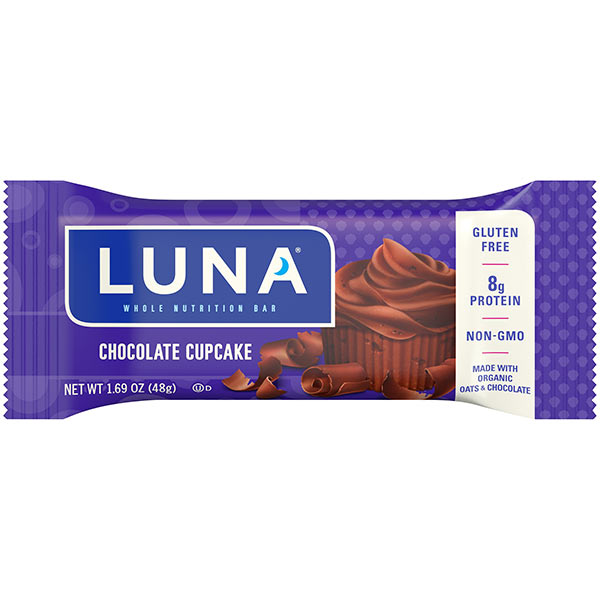 Luna 1.69 Oz. Chocolate Cupcake Nutrition Bar