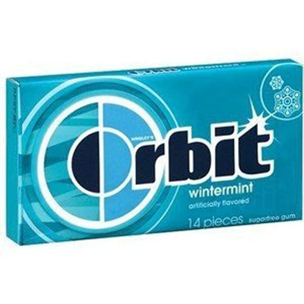 Wrigleys Orbit Wintermint, 14-Count (Pack of 12)
