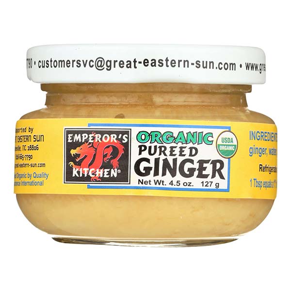 Emperor's Kitchen Organic Pureed Ginger Case of 12 4.5 Oz