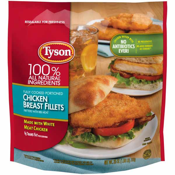Tyson Chicken Breast Fillet 25 oz