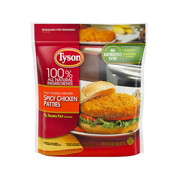 Tyson Spicy Chicken Patties