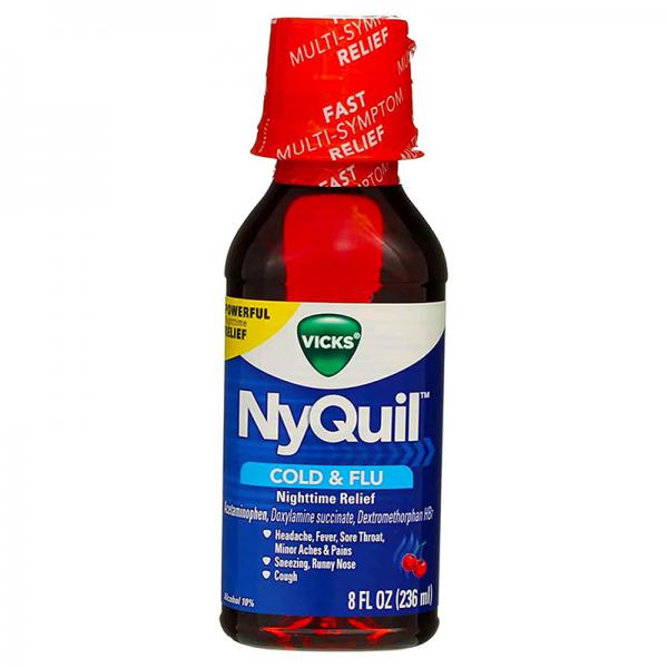 Children's Vicks NyQuil Cherry Cold & Flu Nighttime Relief - 8.0 fl oz