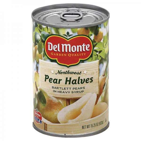 Del Monte Pear Halves in Heavy Syrup, 15.25 oz can