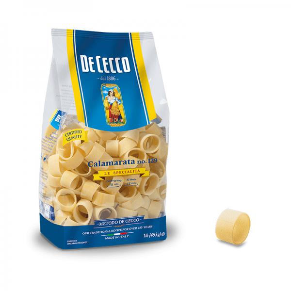 De Cecco Calamarata no.129 Pasta, 16 oz