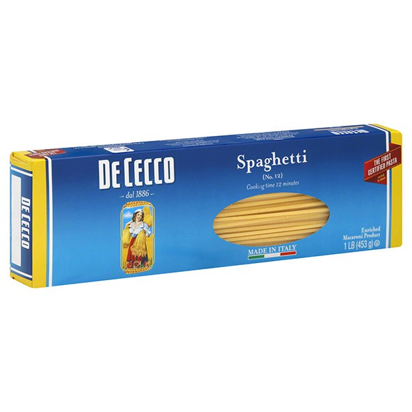 De Cecco Spaghetti no.12 Pasta, 16 oz