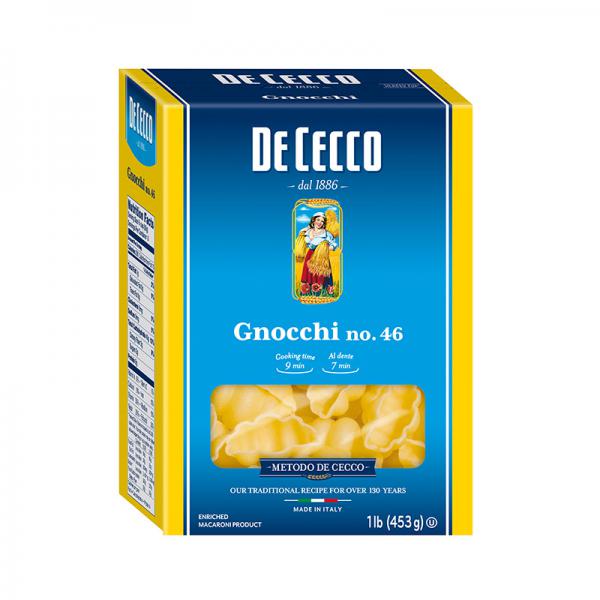 De Cecco Gnocchi no.46 Pasta, 16 oz (12 Pack)