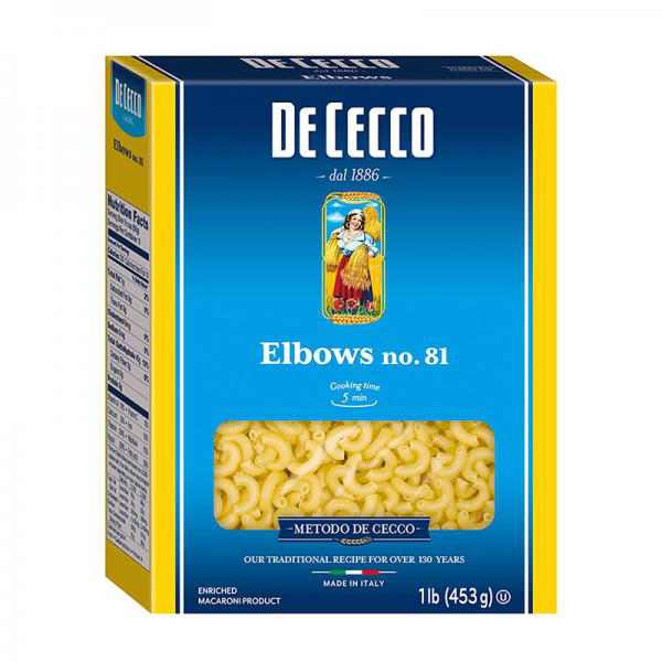 De Cecco Pasta, Elbows, 16-Ounce Boxes (Pack of 5)