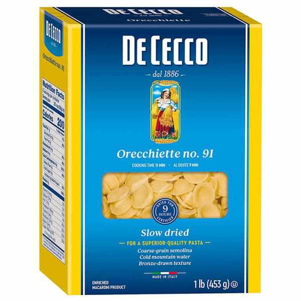 De Cecco Orecchiette, 16-Ounce Boxes (Pack of 5)