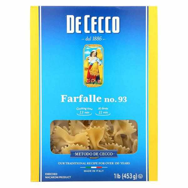 De Cecco Farfalle, 16 Ounce Boxes (Pack of 5)