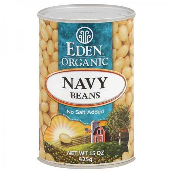 Eden Foods Canned Beans, Navy, 15 Oz