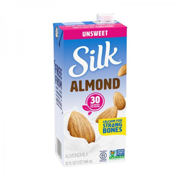 Silk Almond Unsweetened Original Almond Milk - 0.5gal