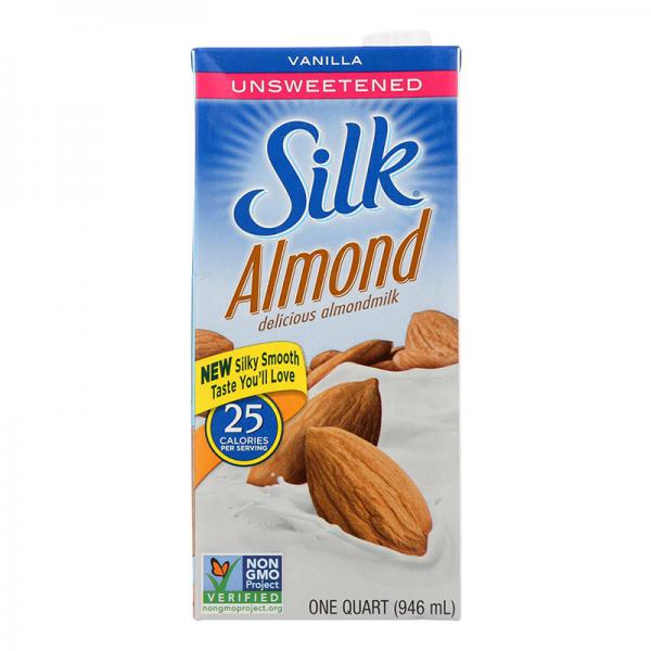 Silk Unsweetened Vanilla Almond Milk, 32 fl oz