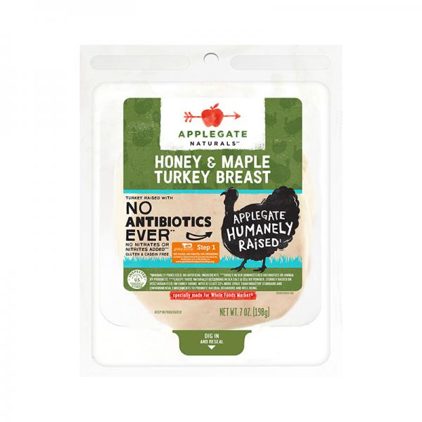Applegate Natural Honey & Maple Turkey Breast - 7oz