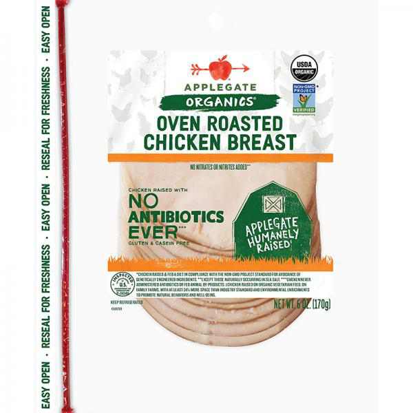 Applegate Organic Roasted Chicken Breast - 6oz