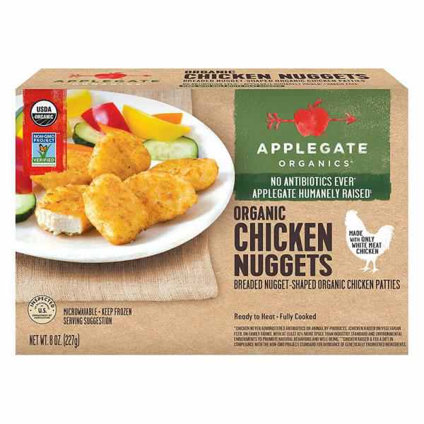Applegate, Organic Chicken Nuggets, 8oz (Frozen)