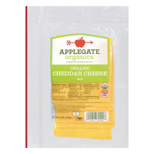 Applegate - Organic Cheddar - Sliced 5.00 oz