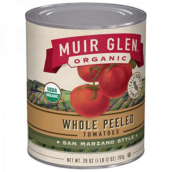 Muir Glen Organic Tomatoes, Whole Peeled, 14.5-Ounce Cans (Pack of 12)