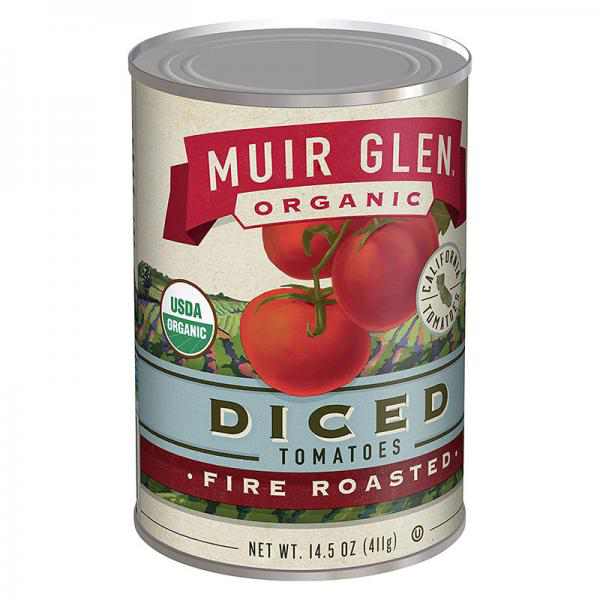Muir Glen Organic Diced Fire Roasted Tomatoes, 14.5 oz