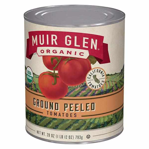 Muir Glen, Organic Ground Peeled Tomatoes, 28 oz