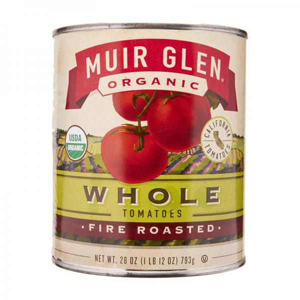 Muir Glen, Organic Whole Fire Roasted Tomatoes, 28 oz