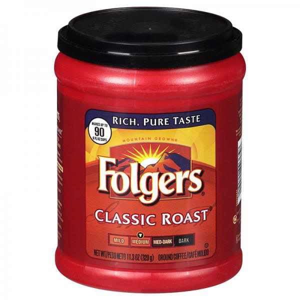 Folgers Classic Medium Roast Ground Coffee - 11.3oz