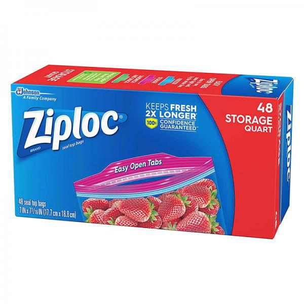 Ziploc Storage Bag, Gallon Value Pack, 40-Count(Pack of 3)