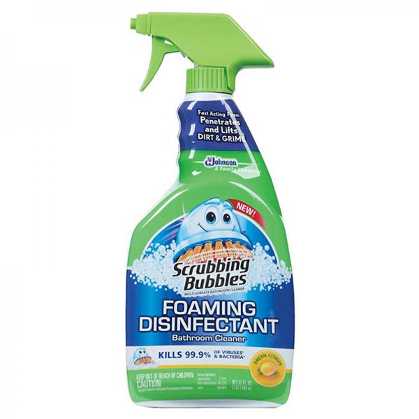 Scrubbing Bubbles® Foaming Disinfectant Bathroom Cleaner, Citrus Scent, 32 Oz. Spray Bottle