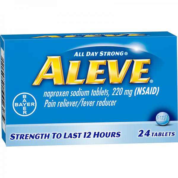 Aleve Pain Reliever/fever Reducer Caplets - 24 Ct