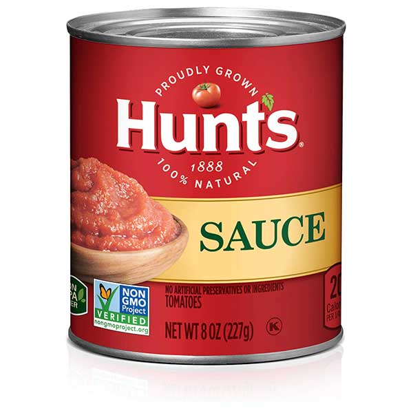 Hunt's 100% Natural Tomato Sauce - 8oz